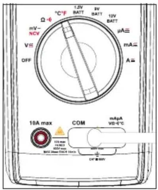 VOLTCRAFT VC151 - e) Temperatuurmeting - 2