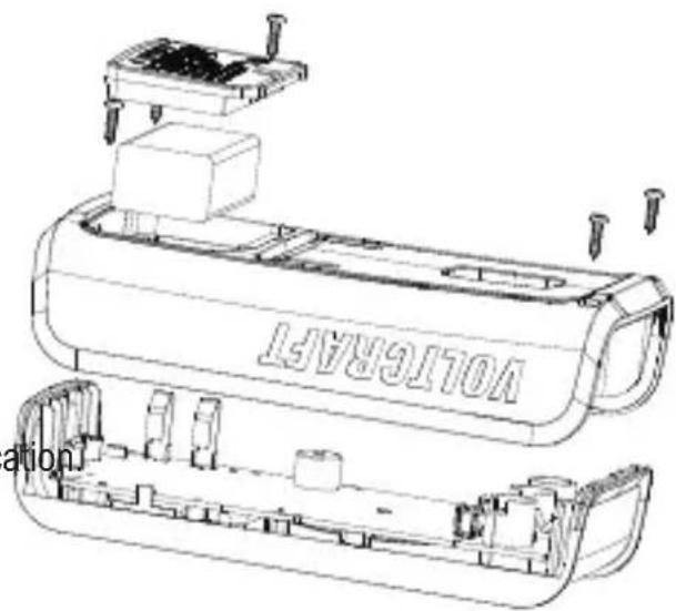 VOLTCRAFT VC151 - Remplacement du fusible - 2