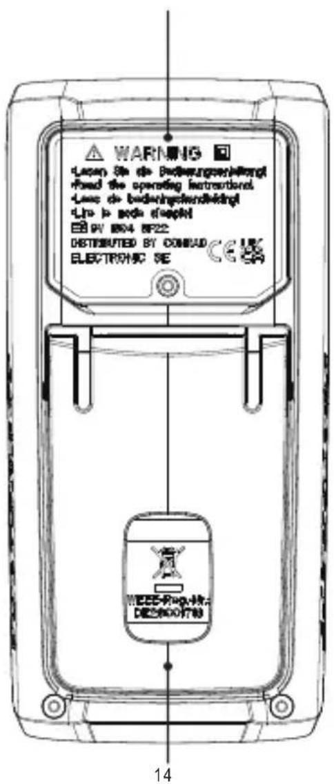 VOLTCRAFT VC151 - Éléments de fonctionnement - 2