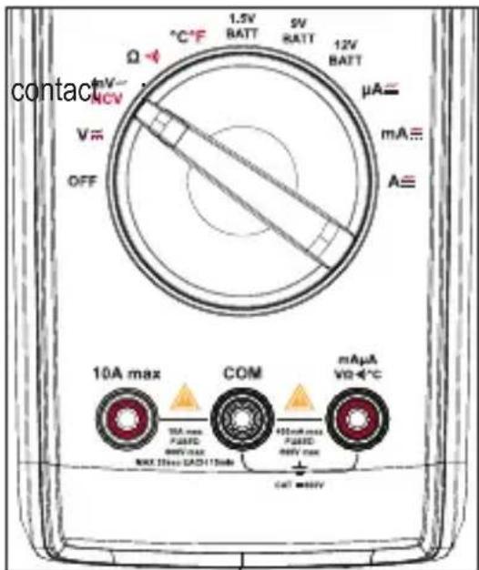 VOLTCRAFT VC151 - g) Test de tension CA sans contact « NCV » - 2