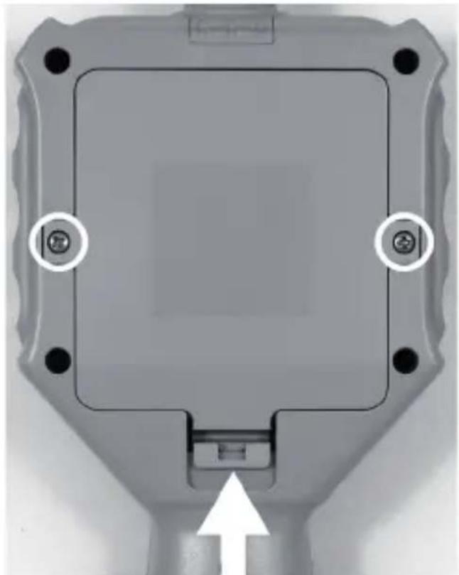 VOLTCRAFT BS350XIPSD - Insertion et remplacement des piles - 1