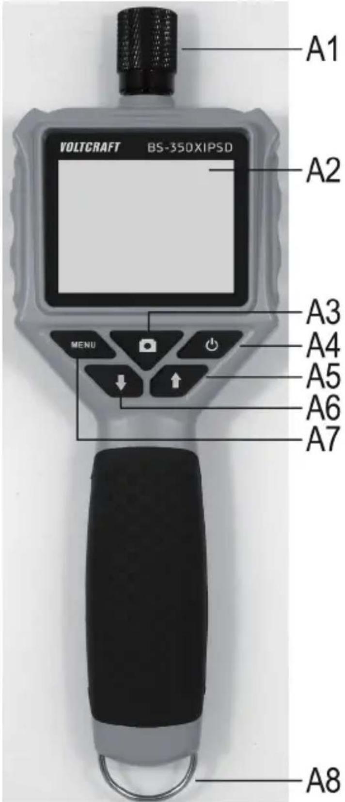 VOLTCRAFT BS350XIPSD - Éléments de commande - 1