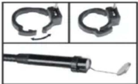 VOLTCRAFT BS350XIPSD - Proceed as follows to install an attachment on the camera head: - 1
