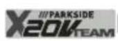 PARKSIDE PLBA 20Li B2 - Symboly na pristoji: - 11