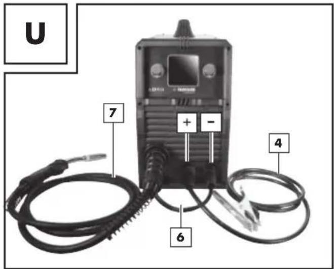 PARKSIDE PMPS 200 A1 - - Adaptation of device to flux-cored welding wire without inert gas - 1