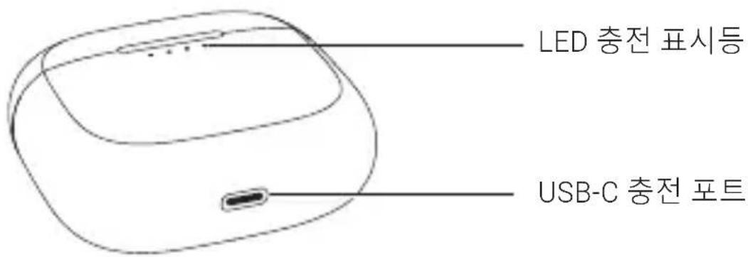 LED 충전 표시등 USB-C 충전 포트