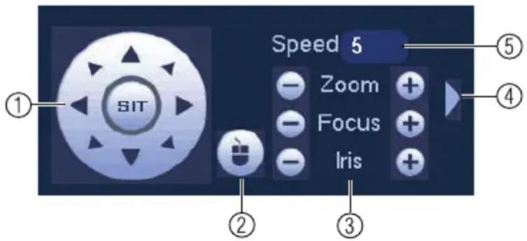 Lorex LNZ3522B - Controlling the Camera's Pan-Tilt Movement (Local NVR) - 1