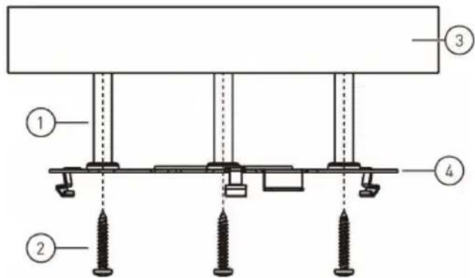 Lorex LNZ3522B - To ceiling mount the camera: - 2