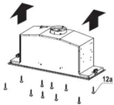 BERTAZZONI KIN36XV - Installation de la hotte (suivez ces étapes avant de tenter d'installer l'encastrable) - 4
