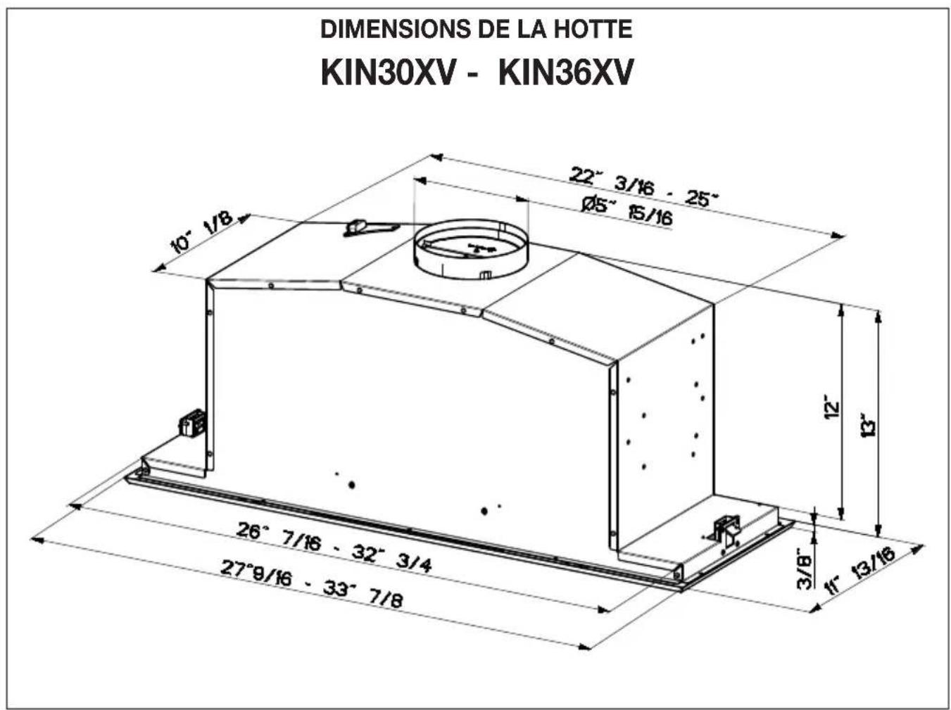 BERTAZZONI KIN36XV - Avertissement de la proposition 65 de l'état de californie (US seulement) attention - 1