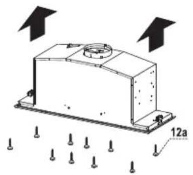 BERTAZZONI KIN30XV - Installation de la hotte (suivez ces étapes avant de tenter d'installer l'encastrable) - 4