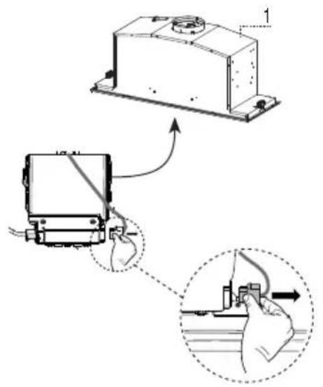 BERTAZZONI KIN30XV - Installation de la hotte (suivez ces étapes avant de tenter d'installer l'encastrable) - 1