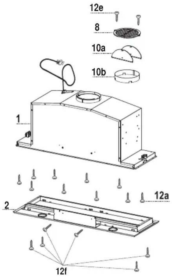 BERTAZZONI KIN30XV - Composants - 1