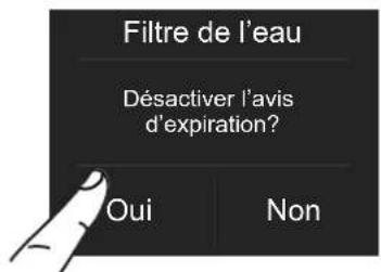 BERTAZZONI REF24FCIPRL - 5A) Désactivation filtre de l'eau - 5