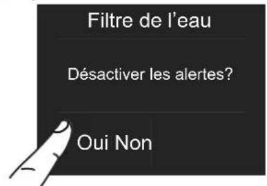 BERTAZZONI REF24FCIPRL - 5A) Désactivation filtre de l'eau - 8