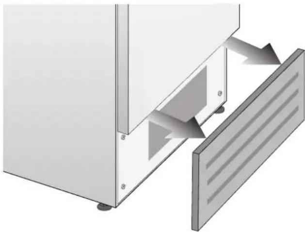 BERTAZZONI REF24FCIPRL - Pour le nettoyage du condenseur suivez les instructions suivantes: - 1