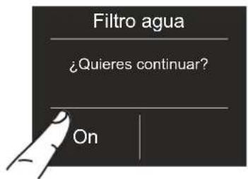 BERTAZZONI REF24FCIPRL - 5a) Desactivación del fi tro del agua - 5