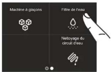 BERTAZZONI REF24FCIPRL - 5A) Désactivation filtre de l'eau - 3