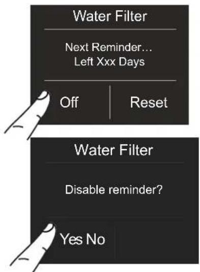 BERTAZZONI REF24FCIPRL - 5a) Water Filter Deactivation - 6