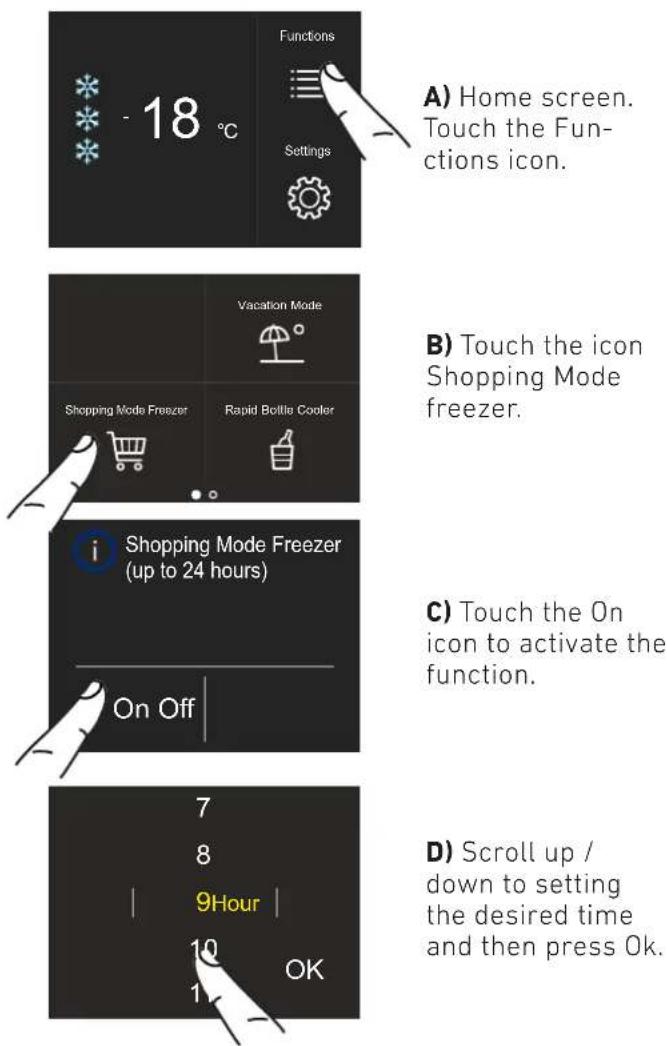 BERTAZZONI REF18FCIPIXR - 1) Shopping Mode Freezer - 1