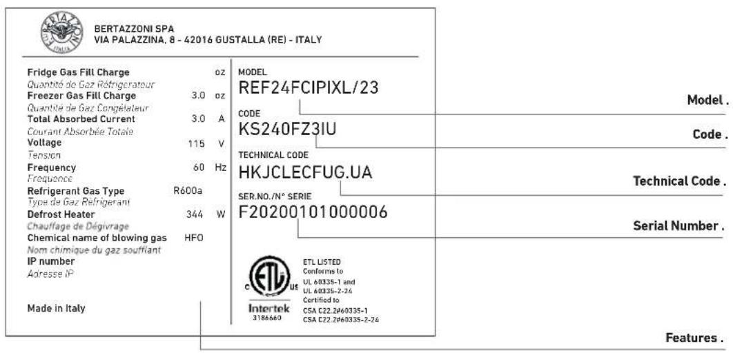 BERTAZZONI REF30FCIPIXL - Important - 1