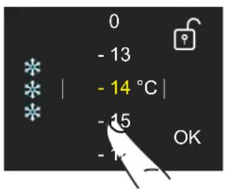 BERTAZZONI REF30FCIPIXL - Modifier la température des compartiments - 2