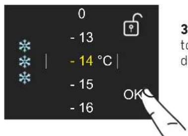 BERTAZZONI REF30FCIPIXL - Modify the temperatures compartment - 3