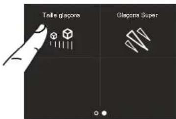 BERTAZZONI REF30FCIPIXL - 4A) configurer la taille des glaçons - Glaçons Super - 3