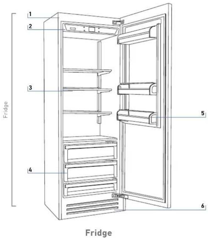 BERTAZZONI REF24RCPRR - Main components - 1