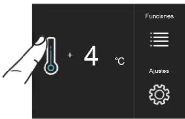 BERTAZZONI REF24RCPRR - Para modificar las temperaturas del compartimento - 1