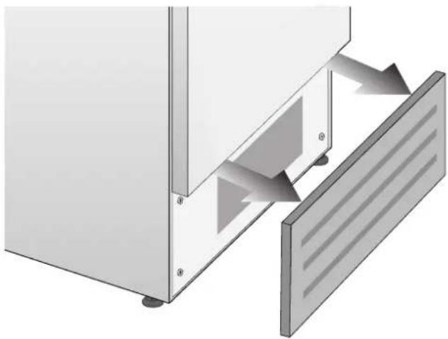 BERTAZZONI REF24RCPRR - For cleaning the condenser follow the instructions: - 1