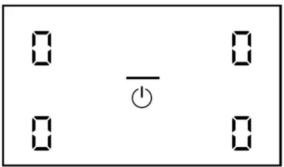 BOSCH HIS8055U - Affichages des zones de cuisson - 1