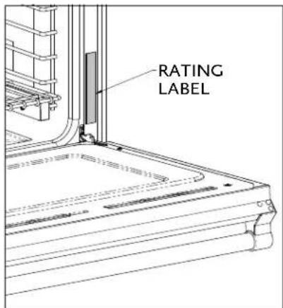 Hestan KRI36BK - RATING LABEL - 2