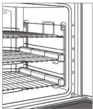 WOLF DF36650 - GUIDES de GRILLE du FOUR - 1