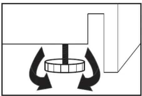 DANBY Silhouette DIM32D2BSSPR - LEVELING INSTRUCTIONS - 1