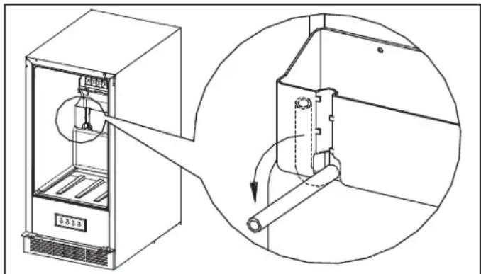 DANBY Silhouette DIM32D2BSSPR - Option b - drain continu - 4