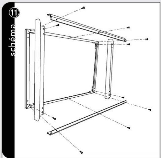 VIKING VMTK272SS - PIECES INCLUSES DANS LE KIT D'ACCESSIONS DE MONTAGE ENCASTRE (ACHETÉ SEPARÉMENT): - 1