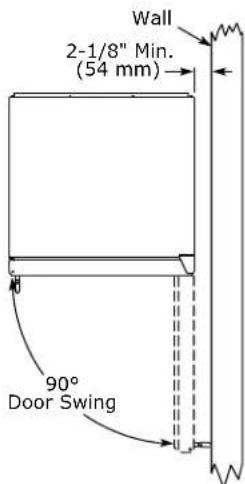 VIKING VUWC524GSS - Door Swing - 2