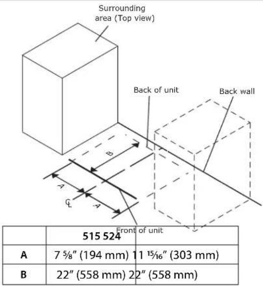 VIKING VUWC524GSS - FLOOR MOUNTED ANTI-TIP INSTALLATION - 1