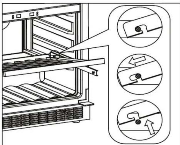 DANBY Silhouette SPRWC140D1SS - Instructions des étagères - 2