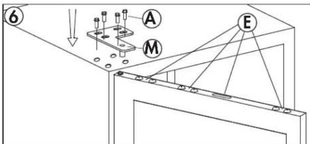 DANBY Silhouette SPRWC140D1SS - Instructions d'inversion de porte - 6