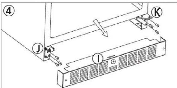 DANBY Silhouette SPRWC140D1SS - Instructions d'inversion de porte - 4