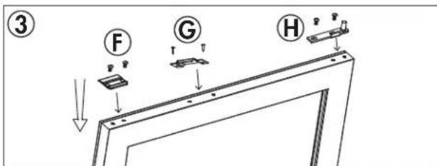 DANBY Silhouette SPRWC140D1SS - INSTRUCCIONES DE INVERSION DE PUERTA - 3