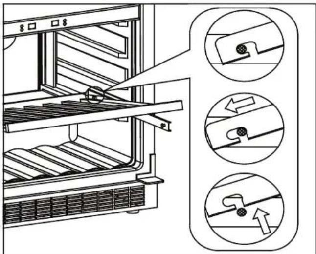 DANBY Silhouette SPRWC140D1SS - SHELF INSTRUCTIONS - 2