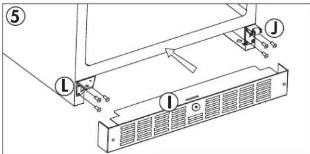DANBY Silhouette SPRWC140D1SS - Instructions d'inversion de porte - 5