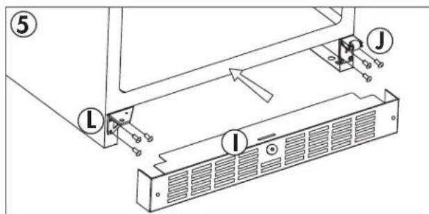 DANBY Silhouette SPRWC140D1SS - DOOR REVERSAL INSTRUCTIONS - 4