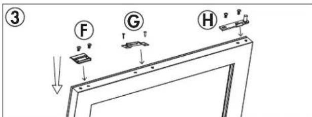 DANBY Silhouette SPRWC140D1SS - Instructions d'inversion de porte - 3