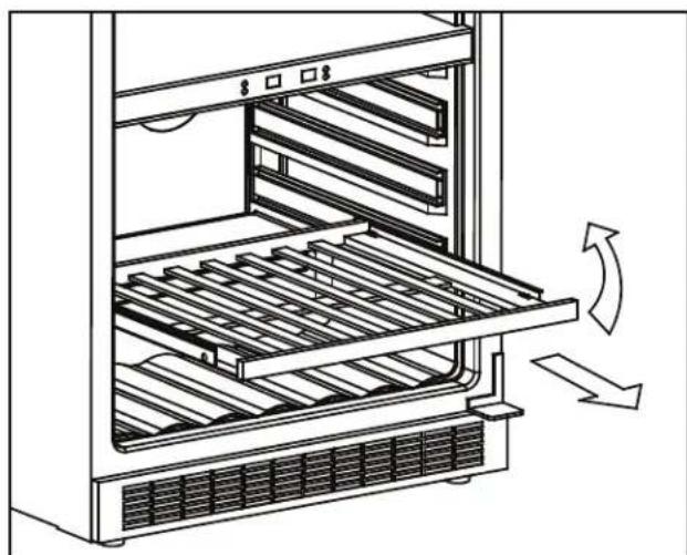 DANBY Silhouette SPRWC140D1SS - INSTRUCCIONES DEL ESTANTE - 1