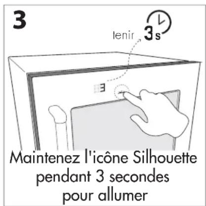 DANBY Silhouette SRVBC050L - Lancer la configuration - 3