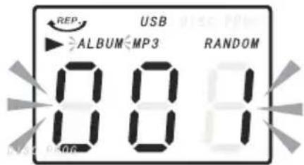 Classic Phono TCD2500 - Lecture répétée/aléatoire en mode cd/mp3 mode (en fonctionnement cd/usb) - 1